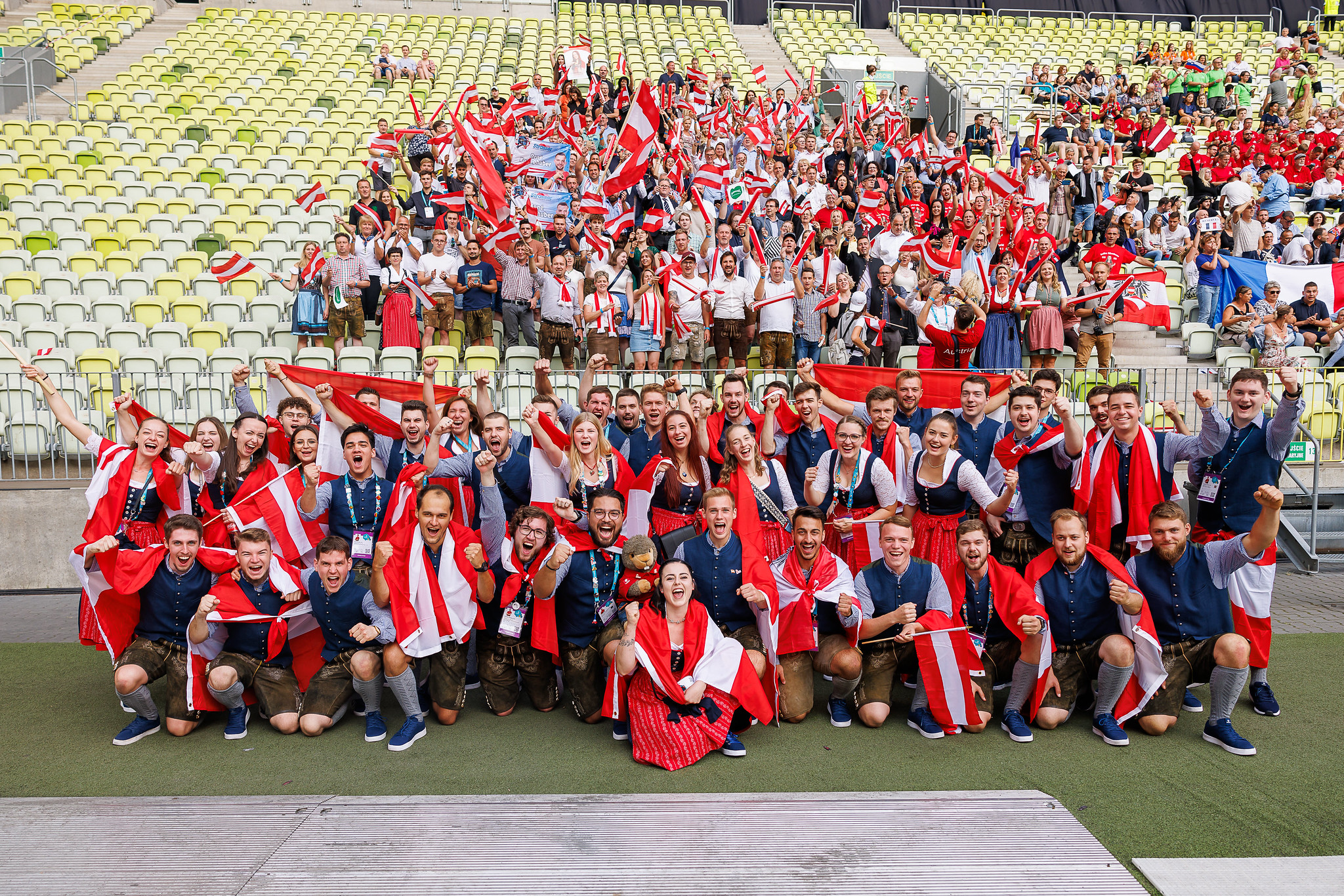Gruppenbild Team Austria EuroSkills 2023 Gdańsk/Polen © SkillsAustria
